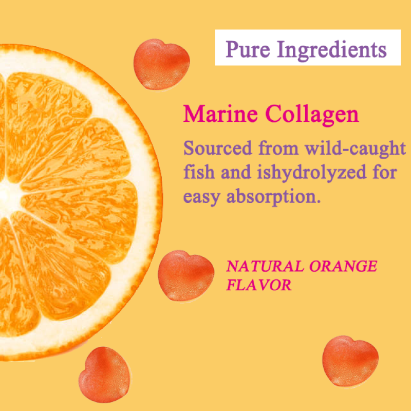 Amazing Nutrition Marine Collagen Gummies for Skin Wholesale  Collagen Gummies