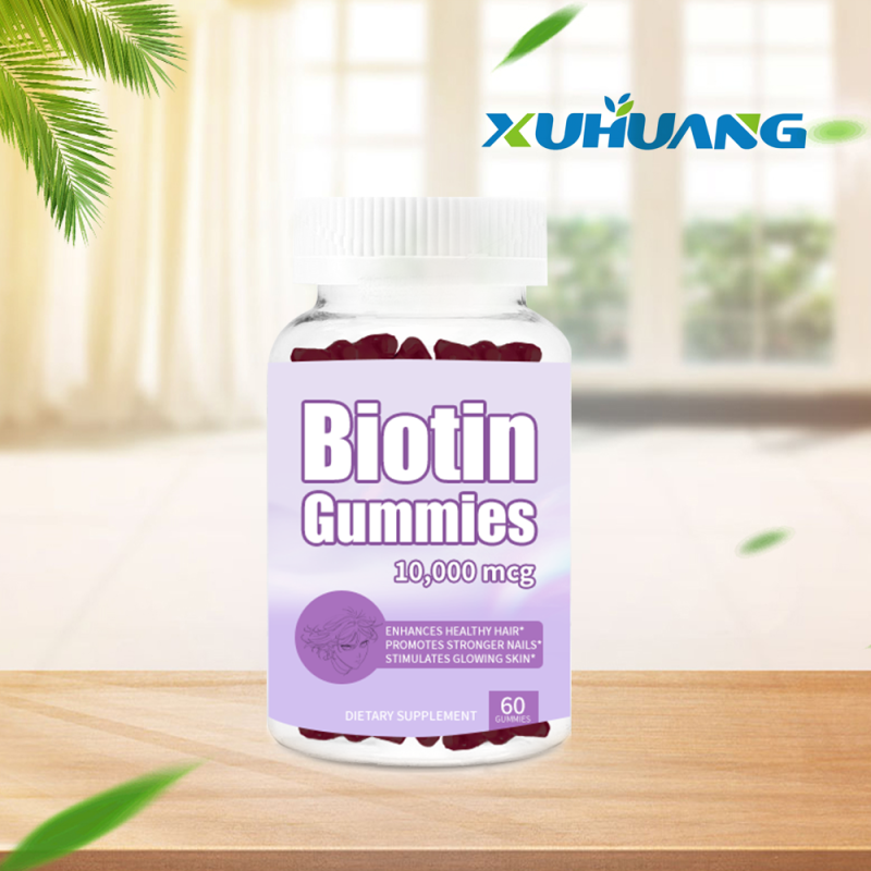 Xuhuang Supply Hair Skin Gummies Biotin Gummy Vitamins Healthcare Supplement Collagen Biotin Gummies