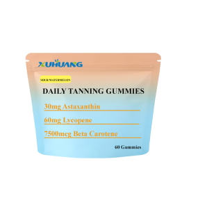 OEM Private Label Tanning Gummy Astaxanthin Skin Care Daily Women Tanning Gummies