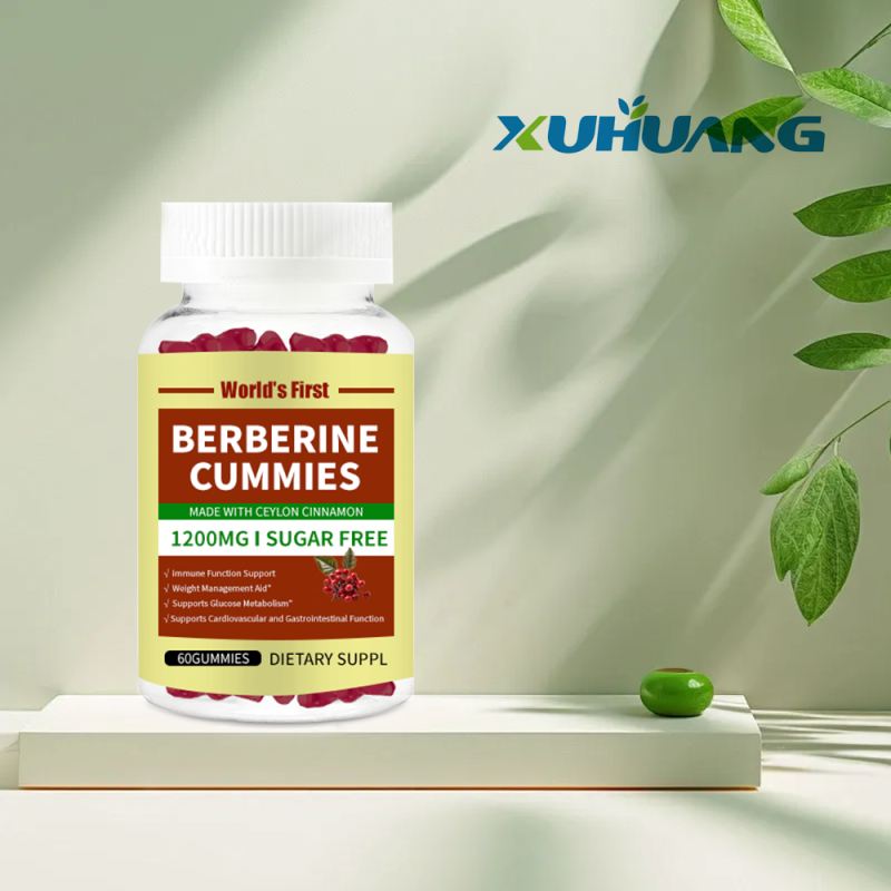 Xuhuang Supply OEM Service Berberine Extract Gummy Berberine HCL Supplements Berberine Gummies