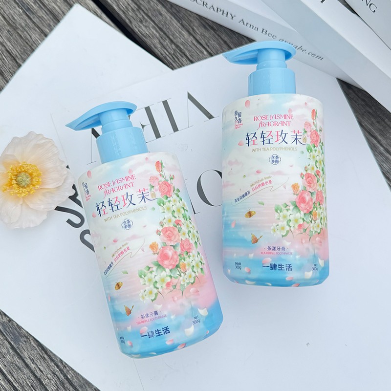 Toothpaste Supplier - Custom Rose Jasmine Scented Press-Type Toothpaste