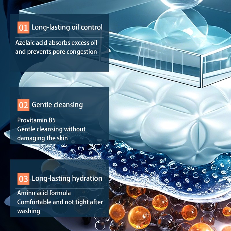 Men's Facial Cleanser Supplier - Custom Provitamin B5 Oil Control Face Wash