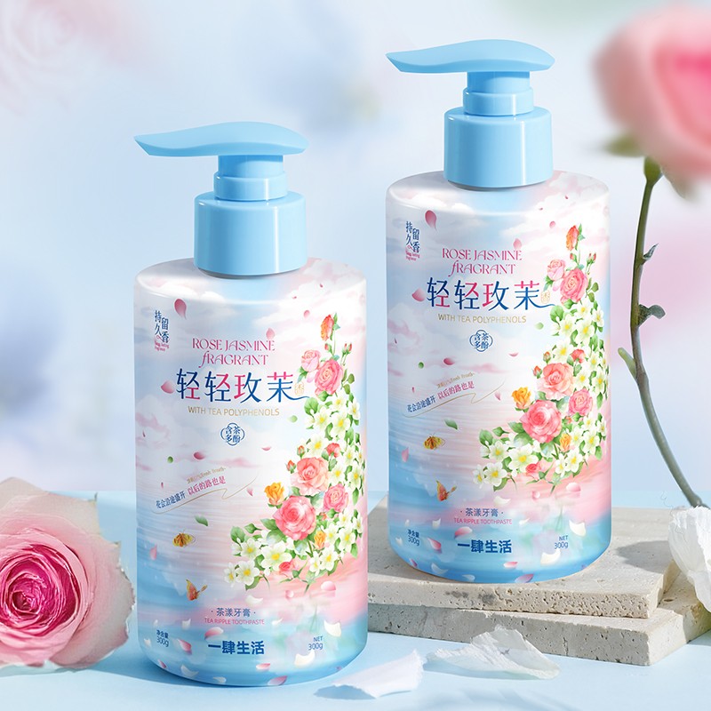 Toothpaste Supplier - Custom Rose Jasmine Scented Press-Type Toothpaste