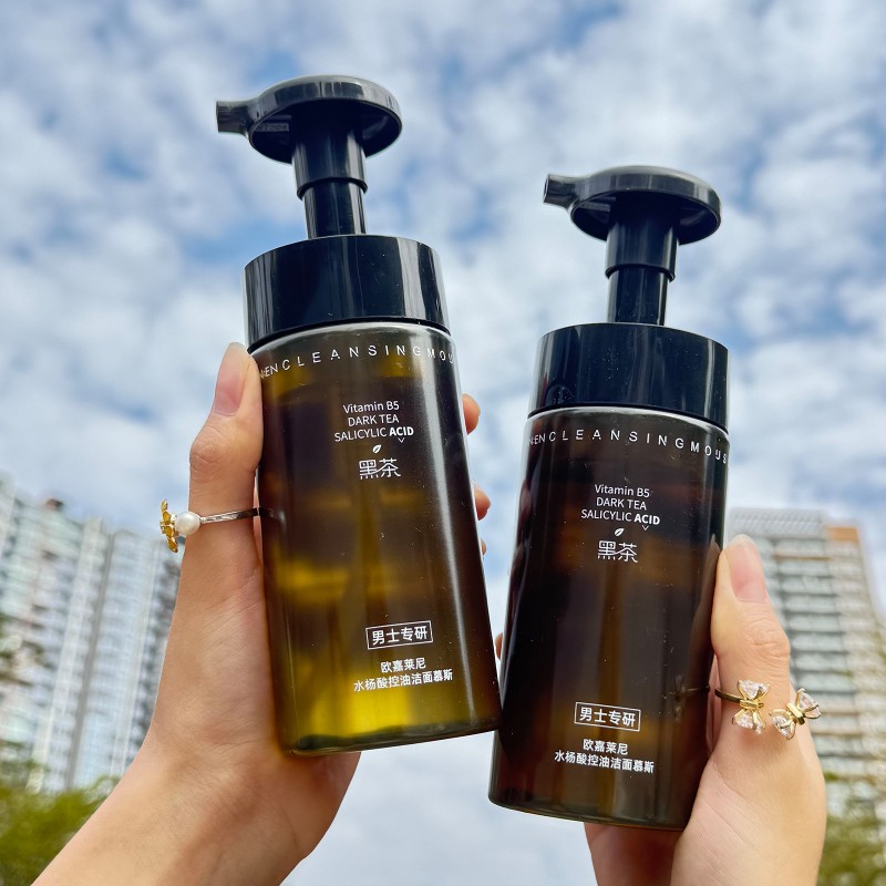 Cleansing Mousse Manufacturer - OEM Black Tea Salicylic Acid Oil Control Wash