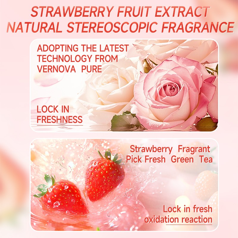 Toothpaste Manufacturer - OEM Strawberry Green Tea Teeth Whitening Toothpaste