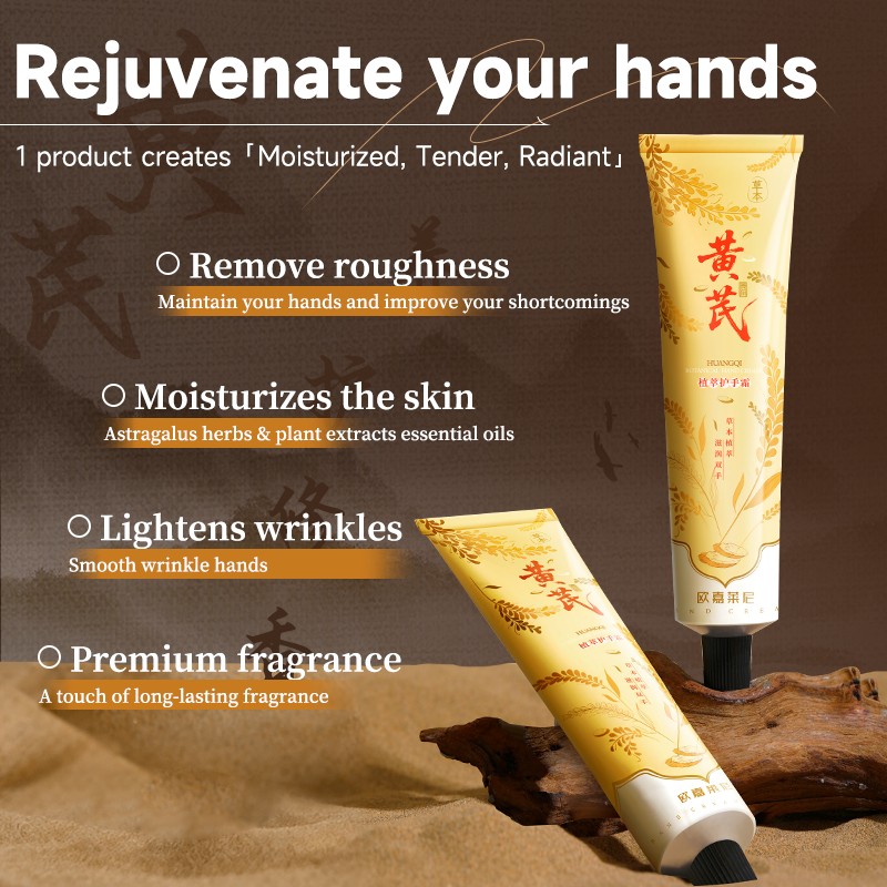 Hand Cream Factory - OEM Astragalus Extract Portable Scented Hand Cream