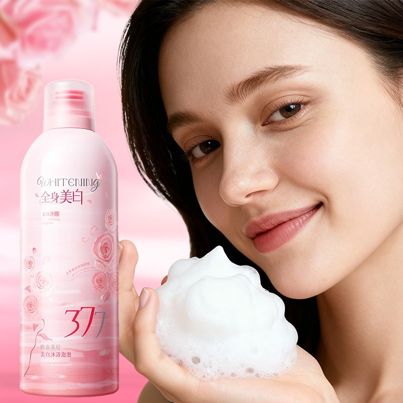 Whitening Shower Mousse Factory - OEM 377 Brightening Hydrating Body Wash