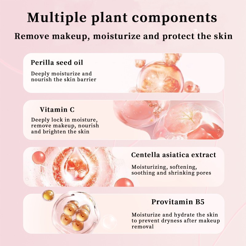 Cleansing Oil Supplier - Custom Fig Coconut Oil Water Light Makeup Remover