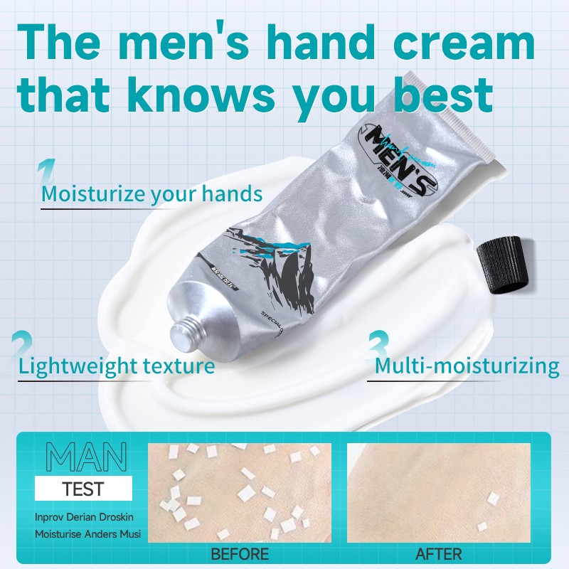 Men's Hand Cream Manufacturer - Custom Hyaluronic Acid Moisturizing Hand Cream