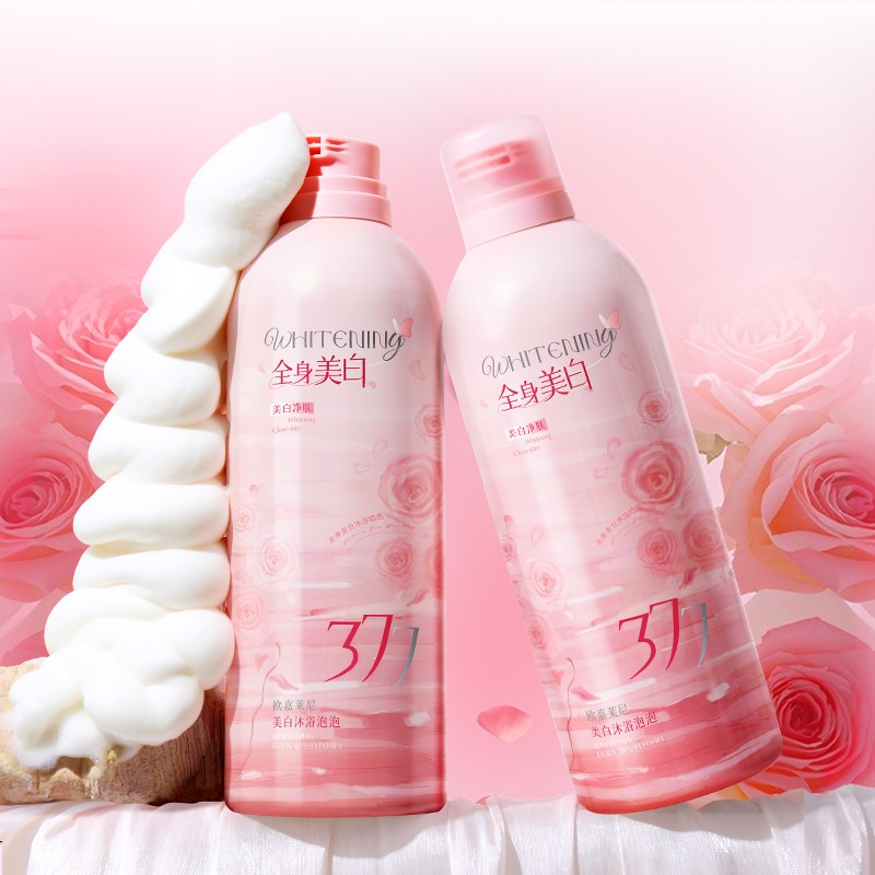 Whitening Shower Mousse Factory - OEM 377 Brightening Hydrating Body Wash