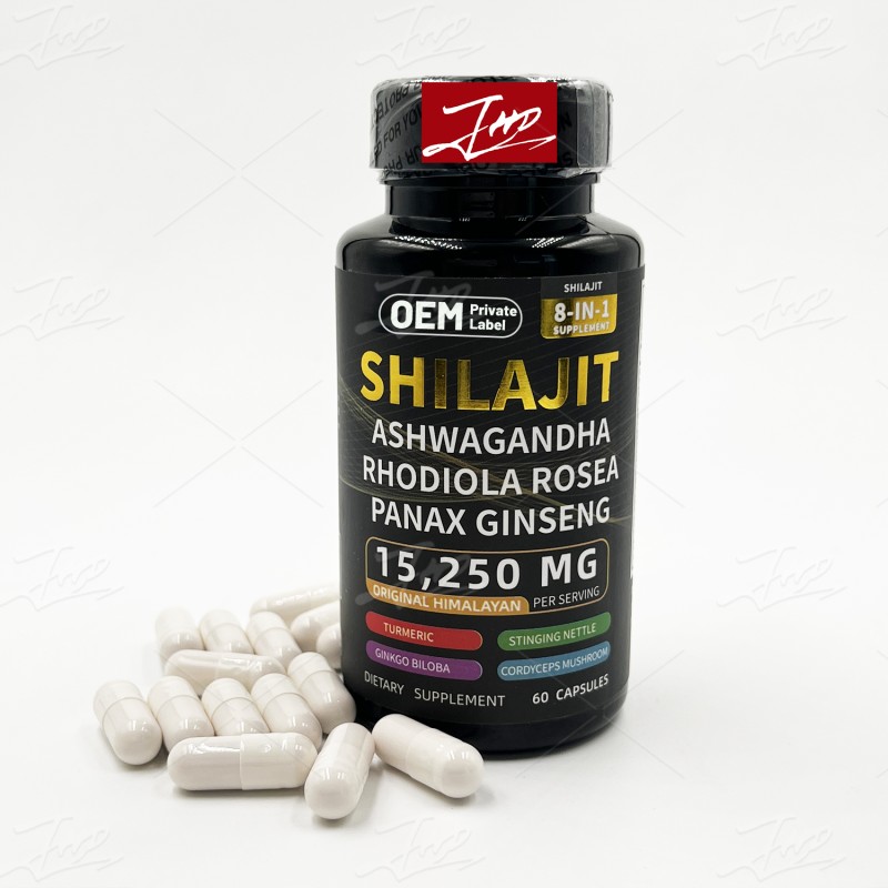 Shilajit Capsule Supplier - OEM Fulvic Acid Himalayan Shilajit Capsules