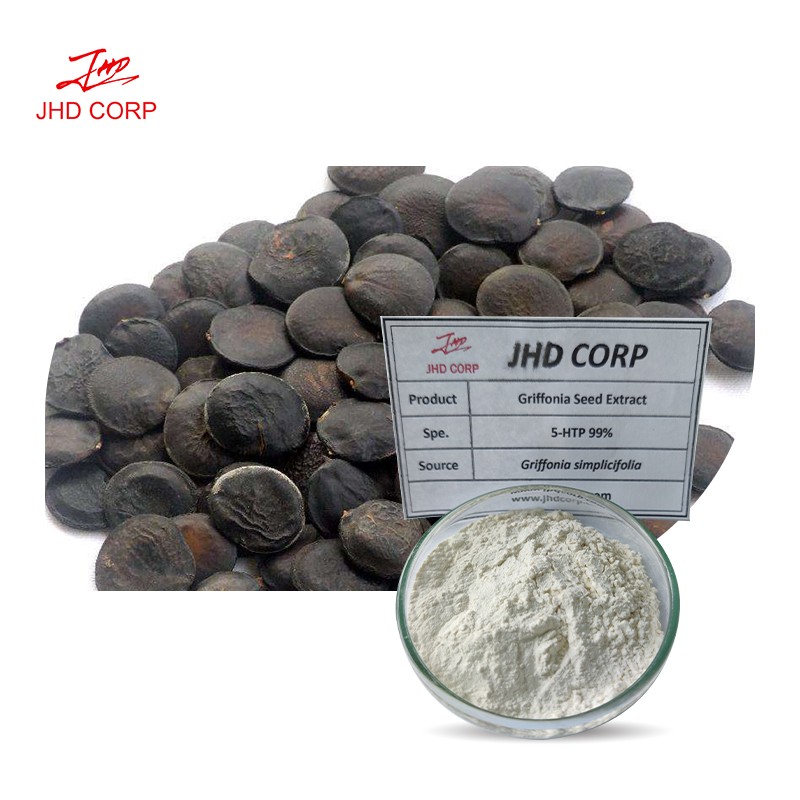 5-HTP Powder Supplier - OEM Griffonia Seed 5-hydroxytryptophan Powder