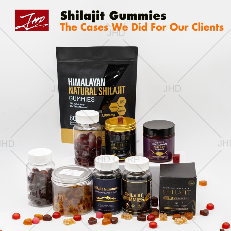 Shilajit Gummies Supplier - OEM Pure Himalayan Shilajit Resin Gummy Candy
