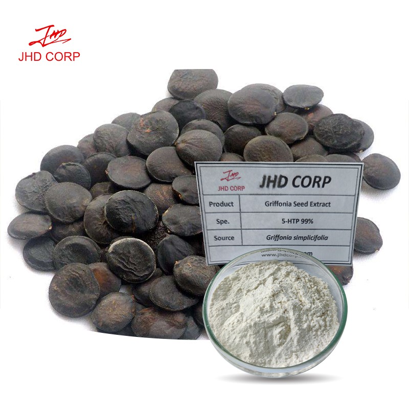 5-HTP Powder Supplier - OEM Natural 98% 5-hydroxytryptophan Griffonia Powder