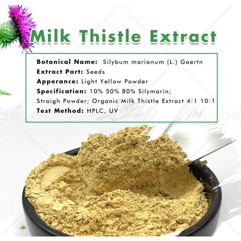 Milk Thistle Extract Manufacturer - ODM 80% Silymarin Milk Thistle Powder