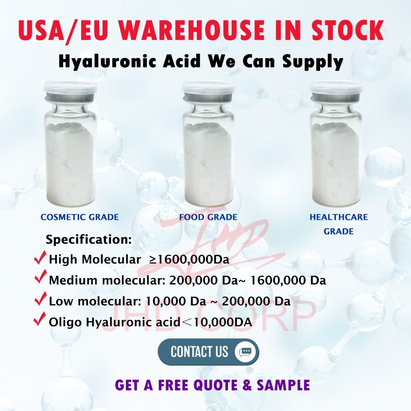 Hyaluronic Acid Powder Manufacturer - OEM Cosmetic Grade Sodium Hyaluronate