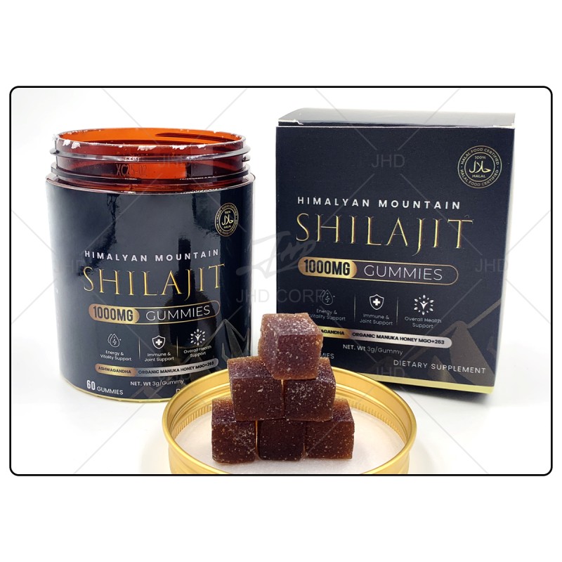 Shilajit Gummies Manufacturer - OEM Himalayan Resin Gummy with Minerals