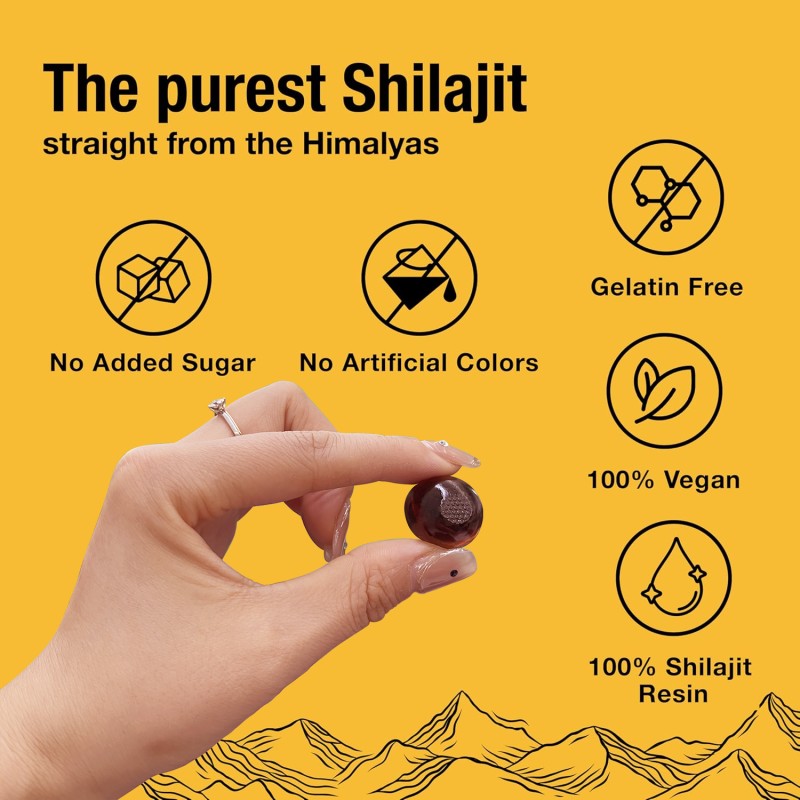 Shilajit Gummies Supplier - OEM Pure Himalayan Shilajit Resin Gummy Candy