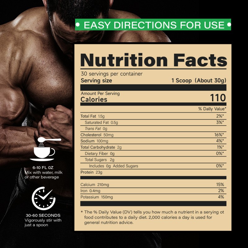 Whey Protein Isolate Factory - OEM Natural Ingredients Bulk Wholesale