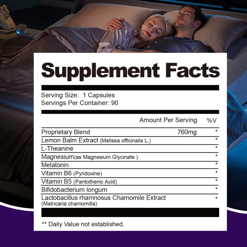 L-Theanine Capsules Supplier - OEM Calmelite 90 Count Holistic Wellness