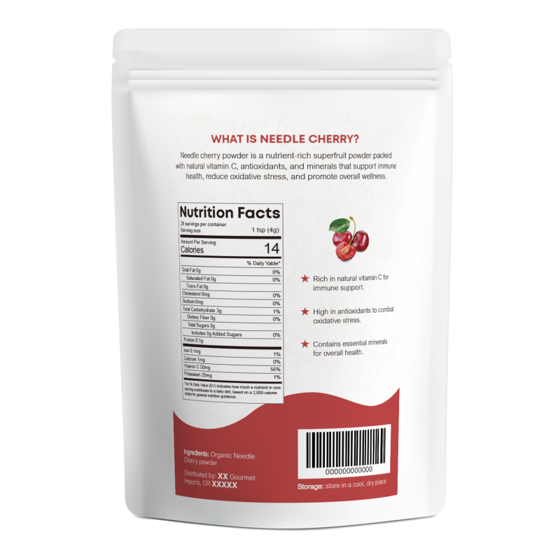 Needle Cherry Powder Factory - OEM Non-GMO Vegan Superfood Supplement