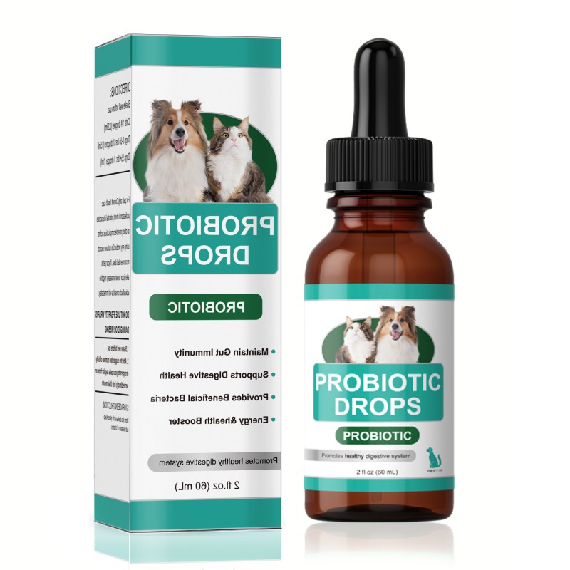 Pet Probiotic Drops Factory - OEM Non-GMO 5 Billion CFU Probiotic