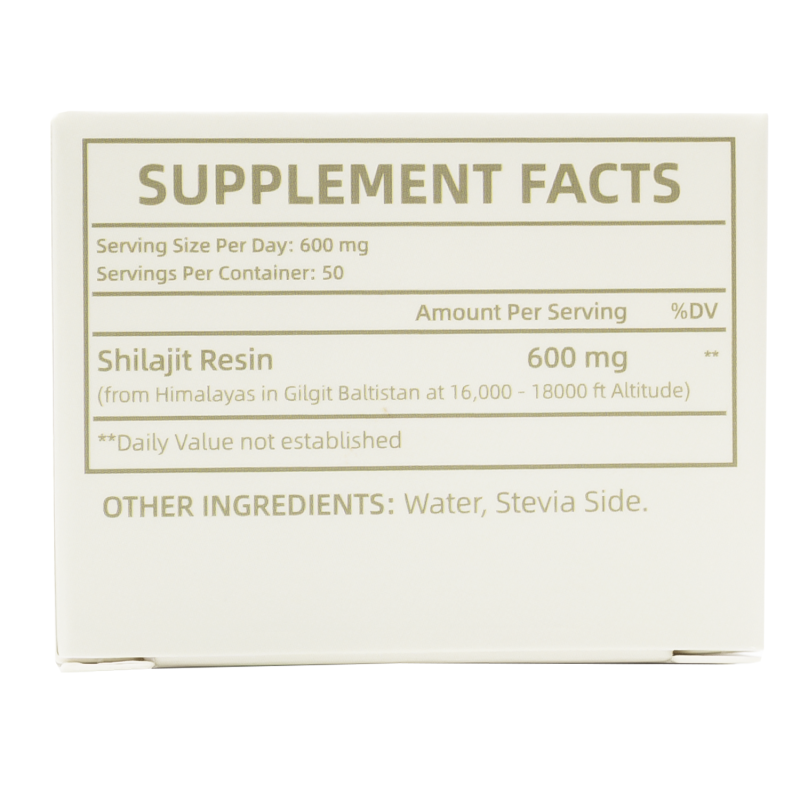 Shilajit Resin Factory - OEM Authentic Mineral Rich Organic Source