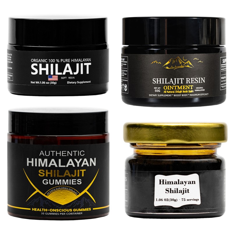 Shilajit Resin Supplier - OEM Pure Shilajit 50g 30g Energy Support