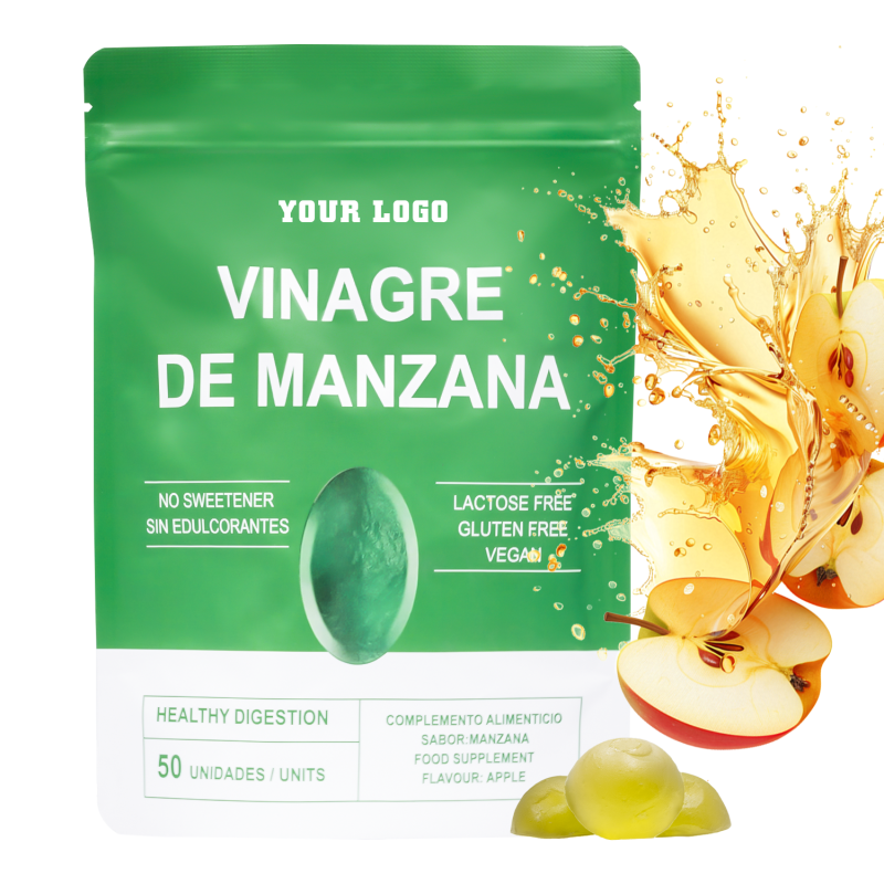 Vitamin C Gummies Factory - OEM Apple Vinegar Natural Fruit Flavor