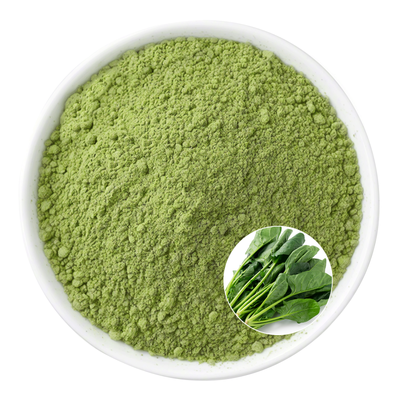 Spinach Powder Factory - OEM Freeze Dried 300 Mesh Beverage Powder