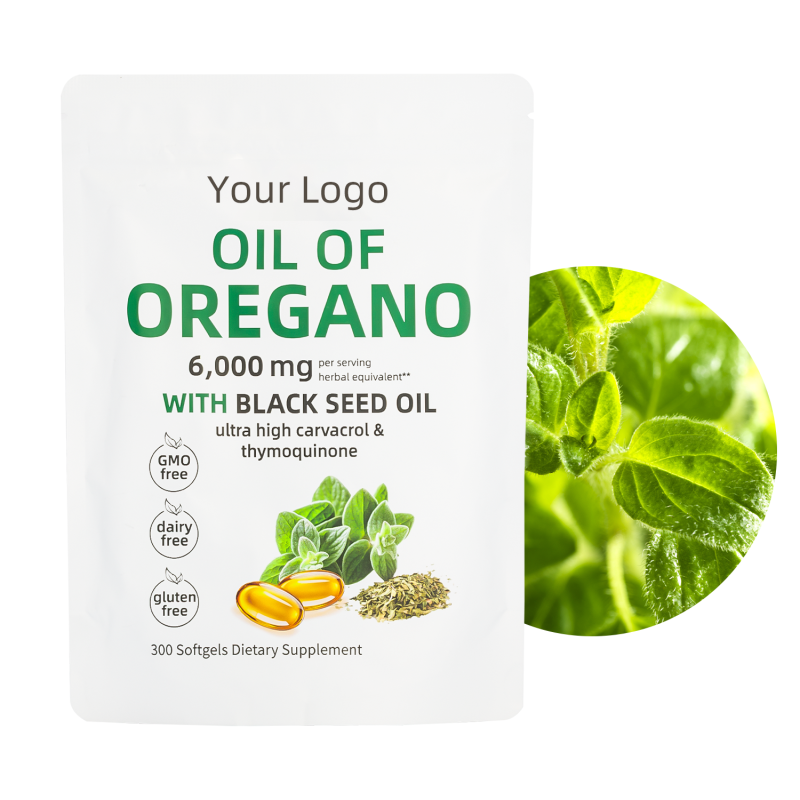 Oregano Oil Softgel Factory - OEM Odor Controlled Formula Easy Consumption