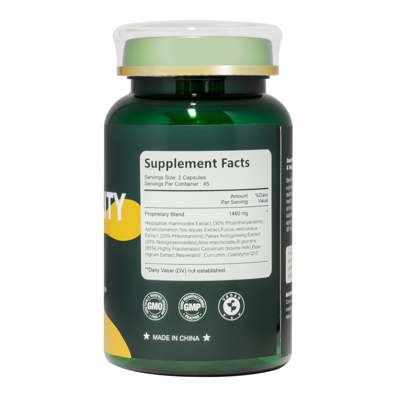 Curcumin Capsules Supplier - OEM Stem Vitality 90 Count Wellness