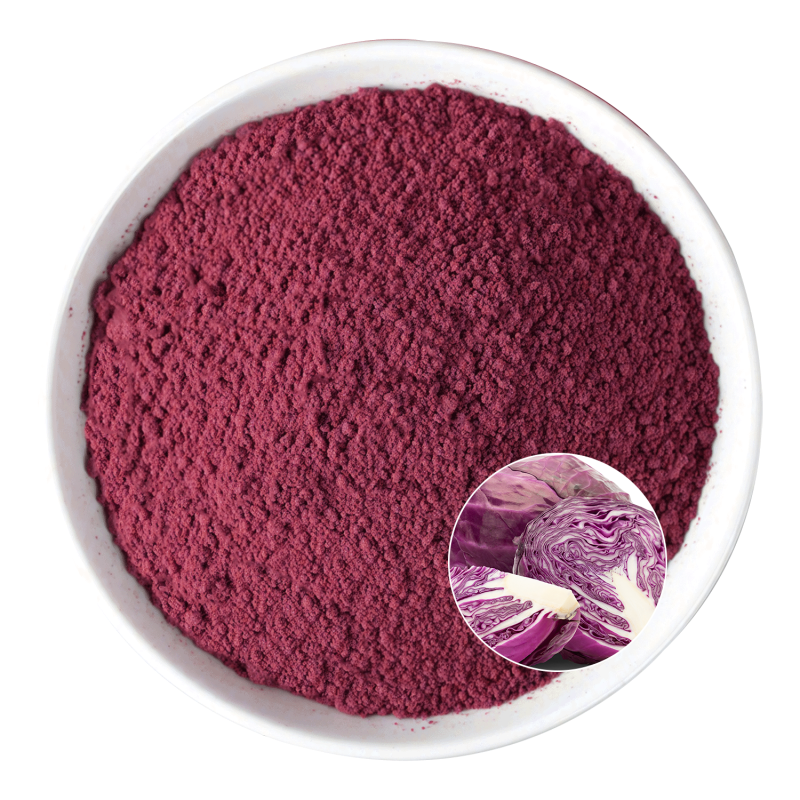 Cabbage Red Powder Factory - OEM Natural Vegan Color Plant Cheese
