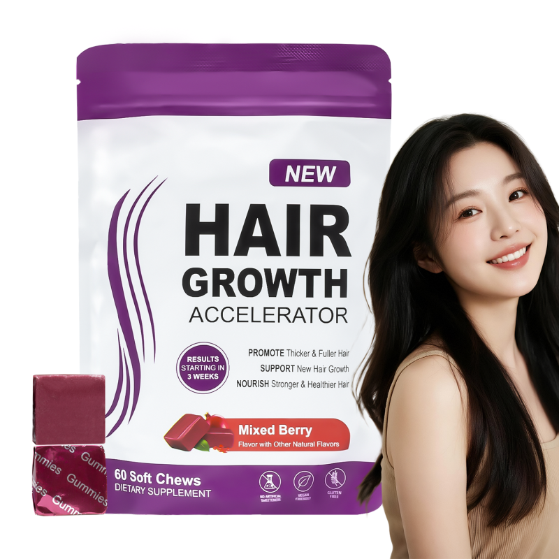 Biotin Gummies Supplier - OEM Hair Growth Vitamin C Sodium Gummies