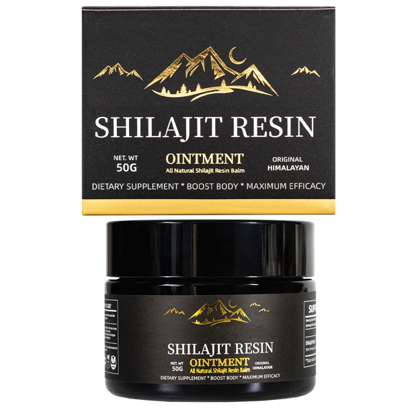 Shilajit Resin Supplier - OEM Pure Shilajit 50g 30g Energy Support