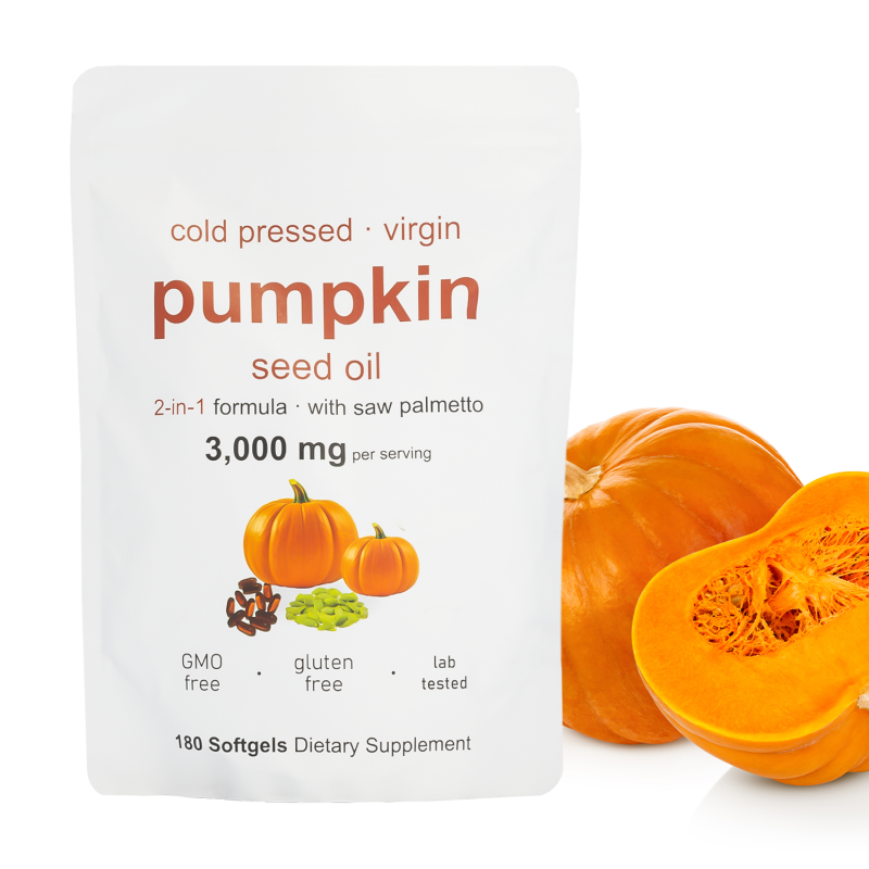Pumpkin Seed Oil Softgels Manufacturer - OEM Sustainable Sourced Softgels