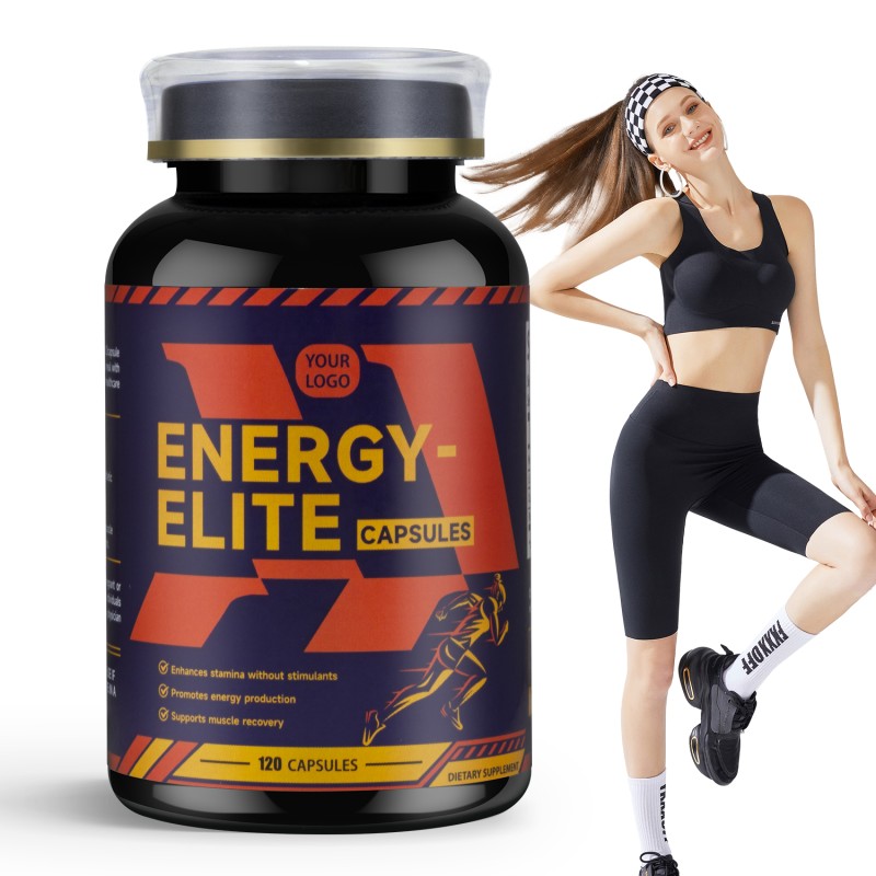 L-Carnitine Capsules Factory - OEM 120 Count Energy Elite Capsules