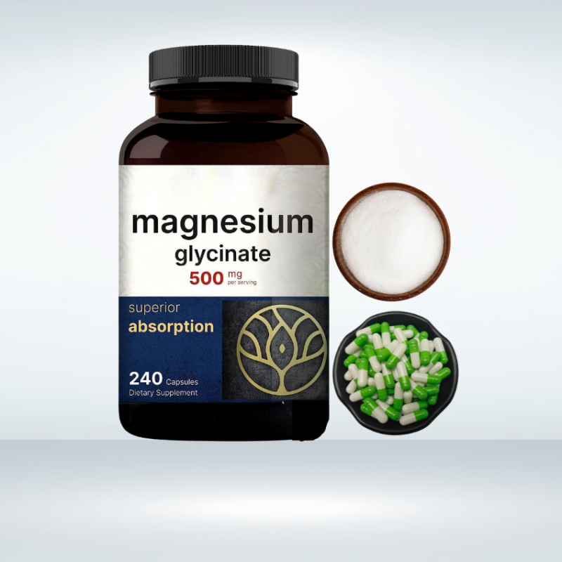 Magnesium Glycinate Capsules Supplier - Vegan Musculoskeletal Support