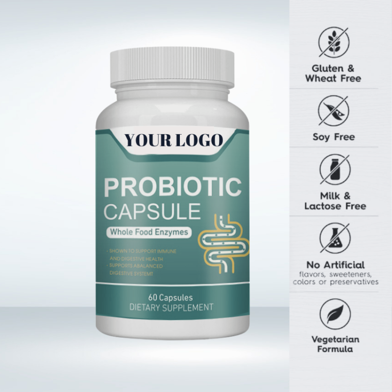 Probiotic Capsules Supplier - Vegan Fiber Digestive Enzyme OEM