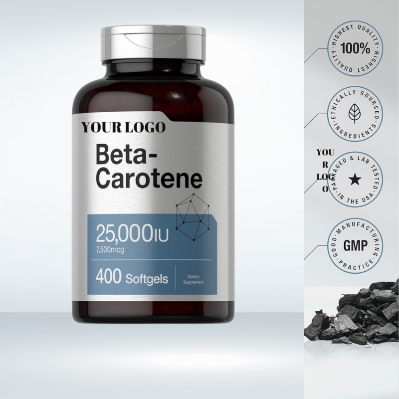 Beta-Carotene Softgels Manufacturer - Eye Health Vitamin A Supplement