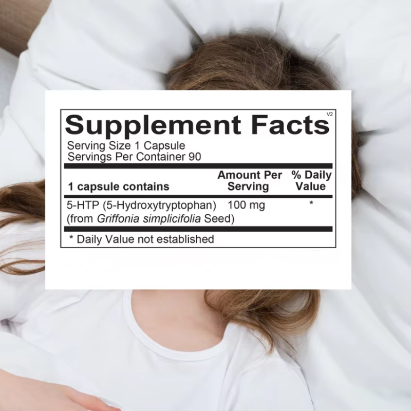 5 HTP Capsules Manufacturer - Mood Support Supplement Factory Supply