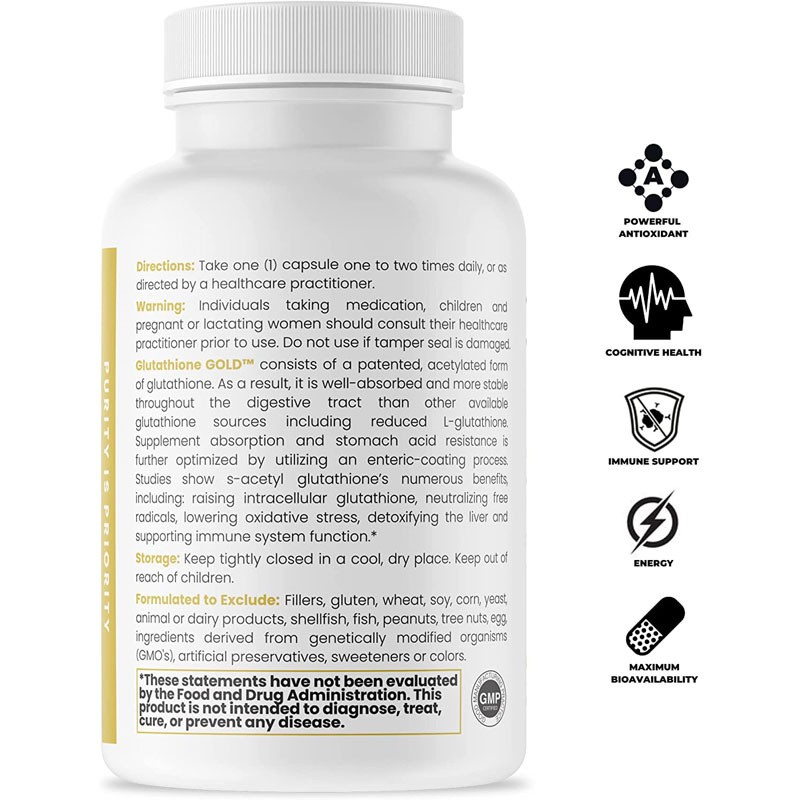 Glutathione Capsules Supplier - Cosmetic Grade 99% Antioxidant Powder