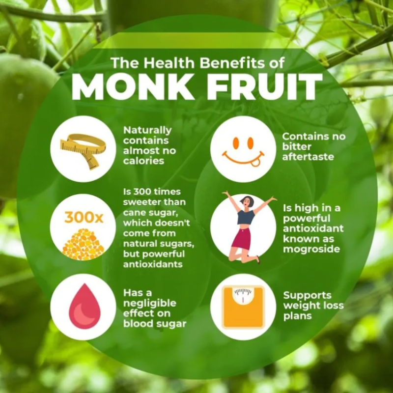 Monk Fruit Extract Factory - Mogroside V Sweetener Organic