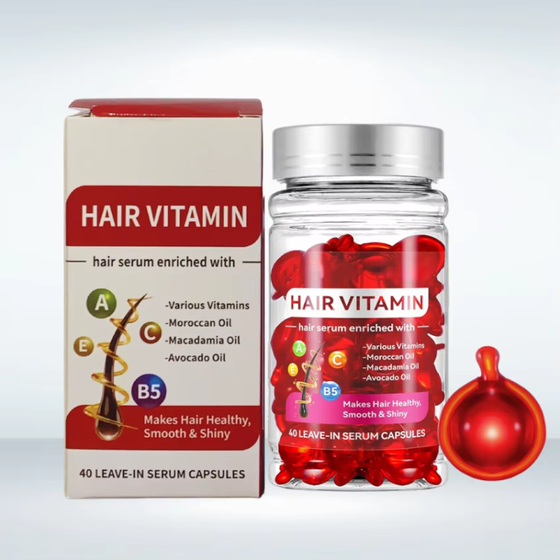 Vitamins Capsules Manufacturer - Hair Care Serum Custom Design