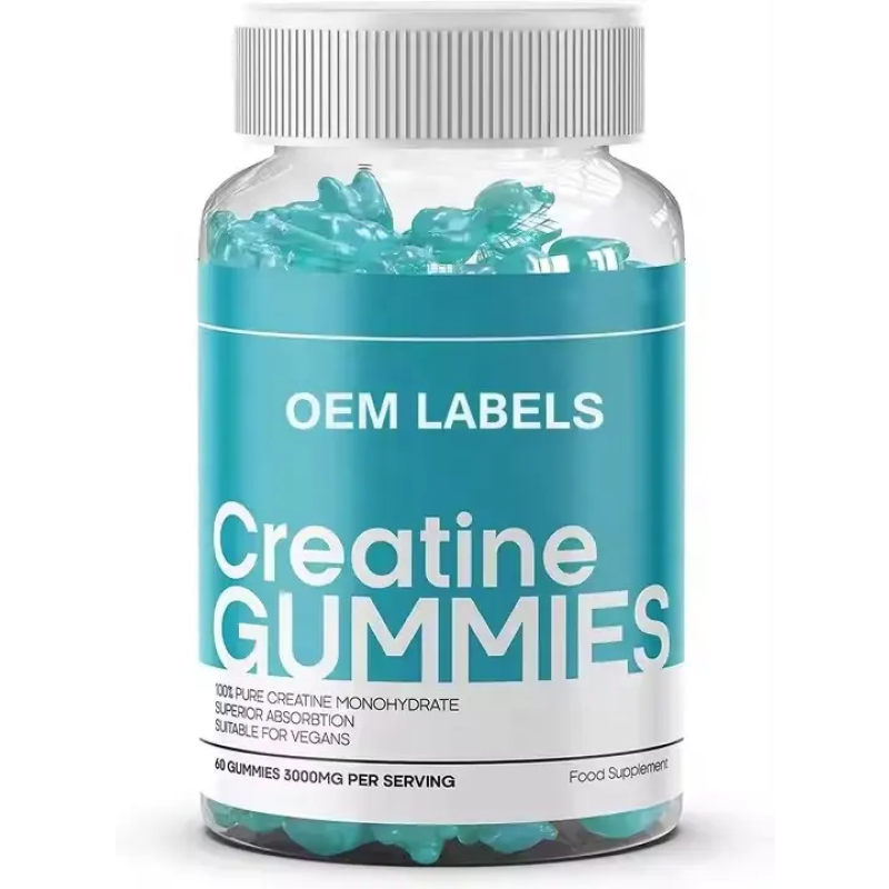 Creatine Gummies Supplier - HCL Energy Booster Muscle Building OEM