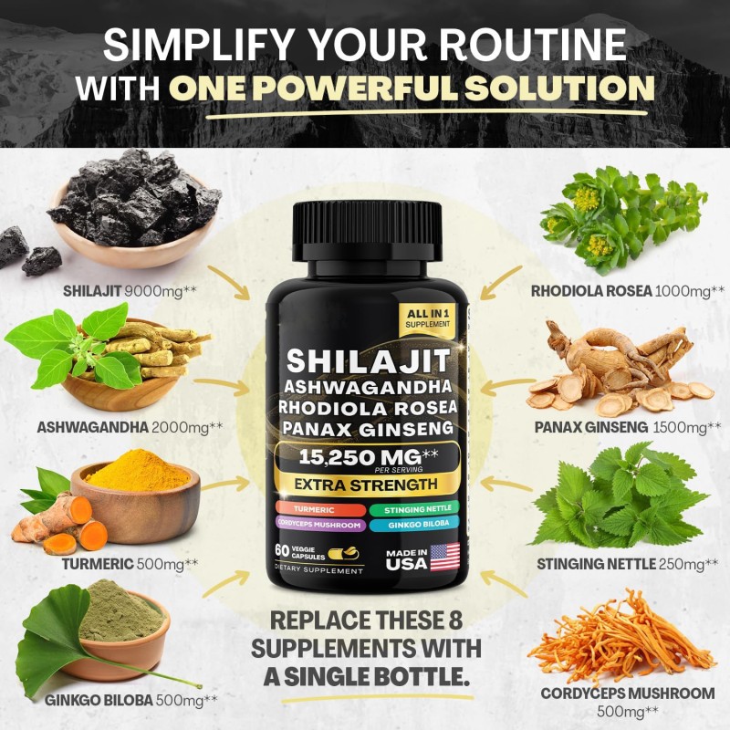 Shilajit Capsules Factory - Pure Himalayan Natural Flavor OEM