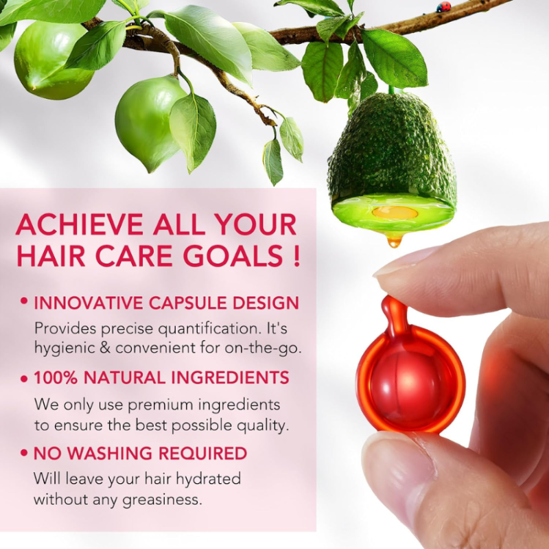 Hair Growth Serum Capsules Supplier - Vitamin Treatment Custom OEM
