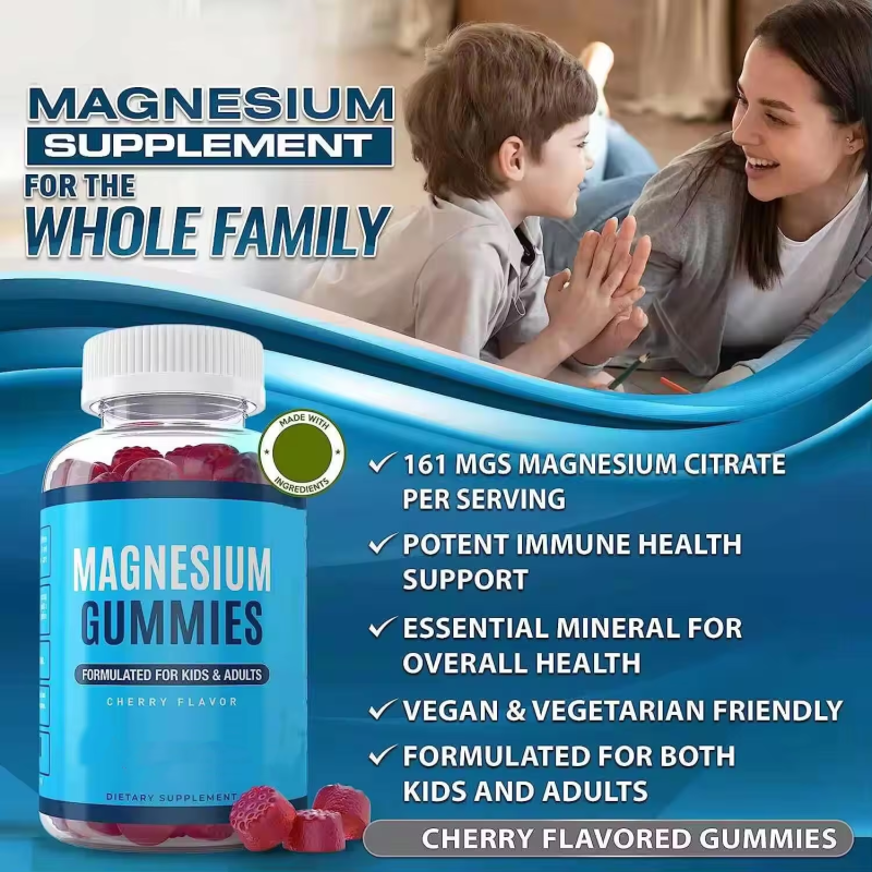 Magnesium Citrate Gummies Factory - Digestive Support Children Adult