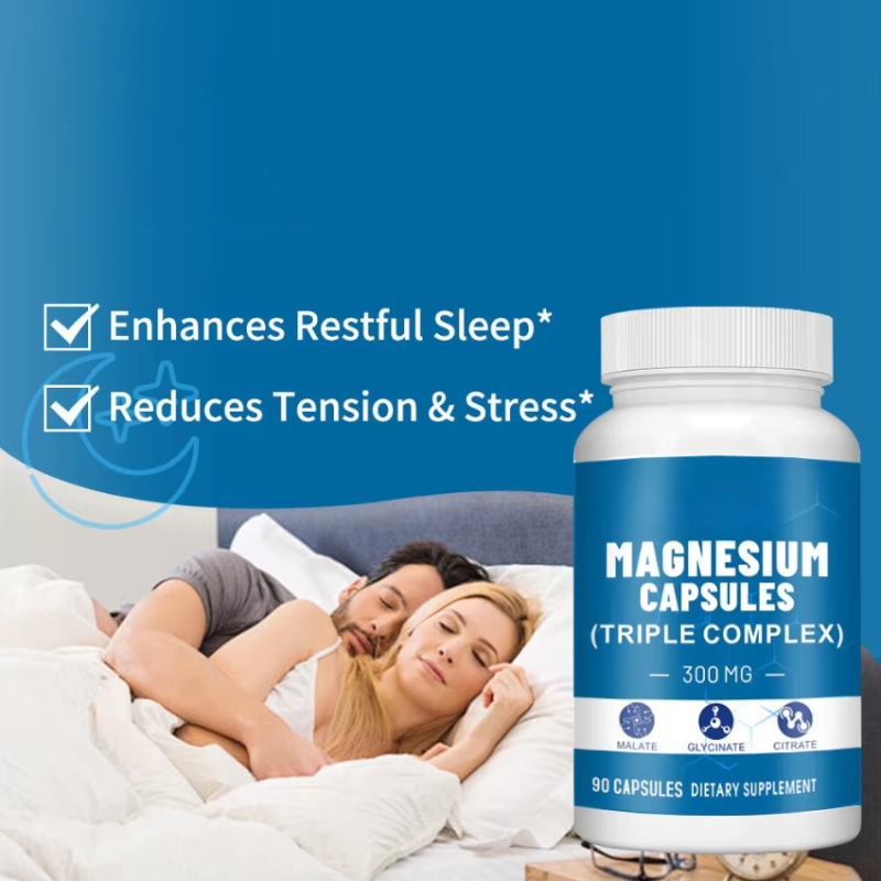 Magnesium Compound Capsules Factory - 500mg Muscle Nerve Health Custom