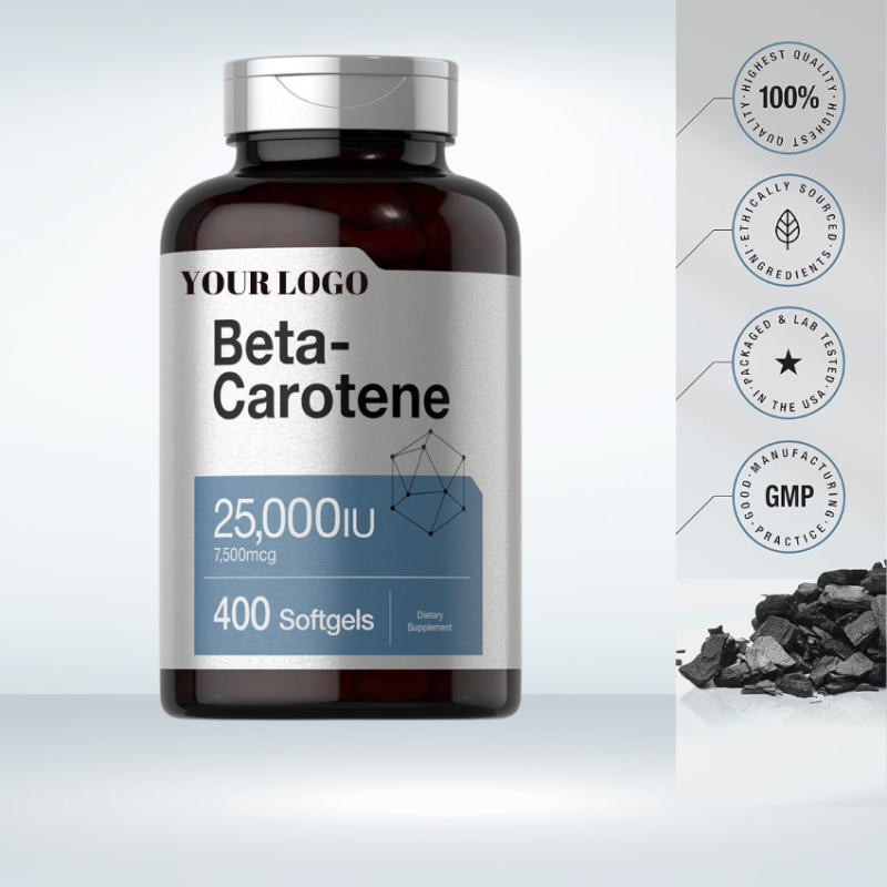 Beta-Carotene Softgels Manufacturer - Eye Health Vitamin A Supplement